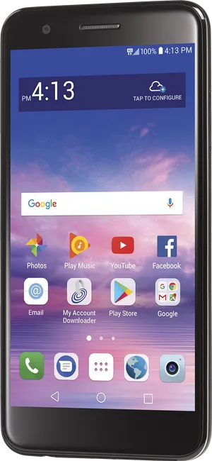 Smartphone Display Apps Interface PNG Image