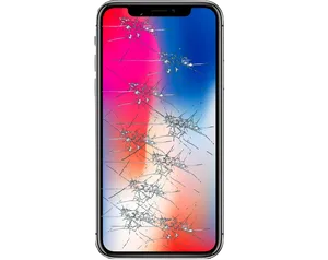 Smartphone Screen Crack Damage PNG Image