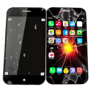 Smartphone Screen Damage Png Ale81 PNG Image