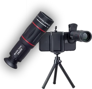 Smartphone Telescope Attachment PNG Image