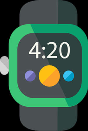 Smartwatch Display420 PNG image with transparent background