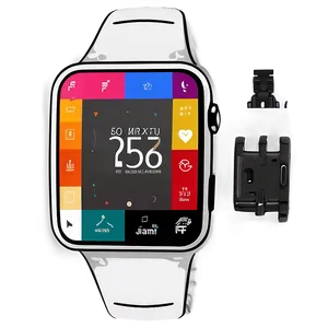 Smartwatch Features Illustrated Png 67 PNG Image