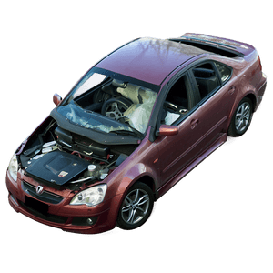 Smashed Car Wreckage PNG ygo61 PNG image with transparent background