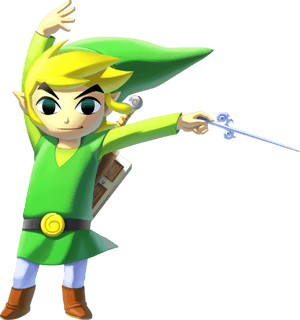Smashpedia - Zelda Wind Waker Hd Link, HD Png Download PNG image with transparent background