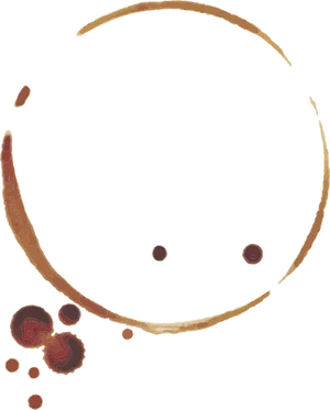 Smiley Coffee Stain Art.png PNG Image