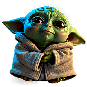 Smiling Baby Yoda PNG kjh PNG image with transparent background