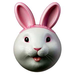 Smiling Bunny Face Png Ljp PNG Image