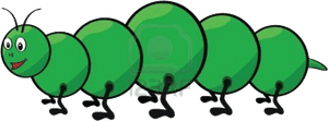 Caterpillar Png Background - Cartoon, Transparent Png PNG with transparent background