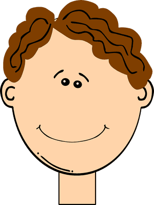 Brown Hair Boy Clip Art, HD Png Download PNG