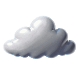 Smiling Cartoon Cloud PNG 05252024 PNG
