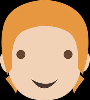 Smiling Cartoon Face Icon PNG image with transparent background