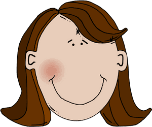 Brown Hair Svg Clip Arts - Dark Brown Hair Clipart, HD Png Download PNG