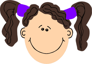 Brown Hair Girl Clipart, HD Png Download PNG