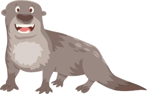 Otter , Png Download - North American River Otter, Transparent Png PNG image with transparent background