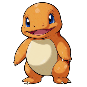 Smiling Charmander Clipart PNG 05212024 PNG image with transparent background