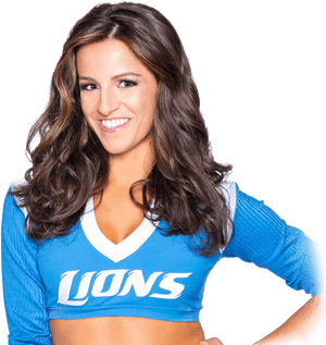 Detroit Lions Cheerleader Shelby, HD Png Download PNG image with transparent background