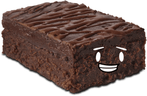 Brownie Wiki Pose - Transparent Background Chocolate Brownie Png, Png Download PNG image with transparent background