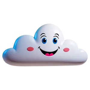 Smiling Cloud Cartoon Png Ohn PNG Image