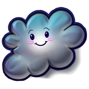 Smiling Cloud Clipart Png Rtc PNG Image