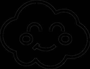 Cloud Happy Face - Cloud With Smiley Face, HD Png Download PNG