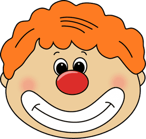 Banner Library Library Clown Clip Art Image With A - Clown Faces Clip Art PNG image with transparent background