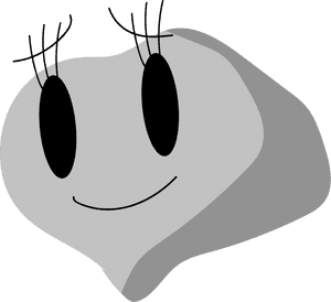 Smiling Cosmic Entity PNG image with transparent background
