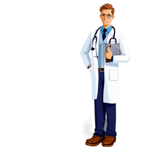 Smiling Doctor Cartoon Clipart PNG cty12 PNG