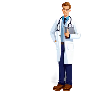 Smiling Doctor Cartoon Clipart Png Cty12 PNG Image