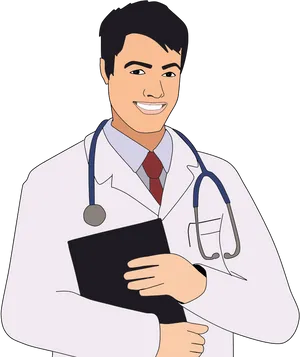 Smiling Doctor Clipart PNG Image