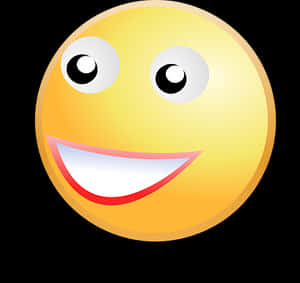 Smiling Emoji Graphic PNG image with transparent background