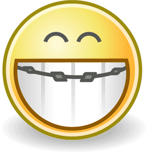 Smile Braces Face Emoji, HD Png Download PNG image with transparent background