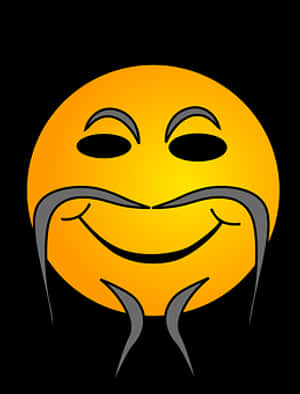Smiling Emoji With Goatee PNG image with transparent background