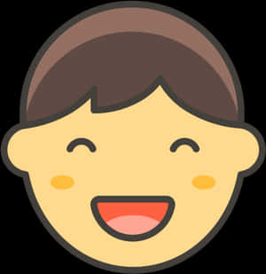 Smiling Face Emojiwith Hair.png PNG with transparent background