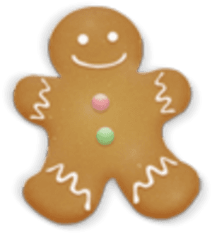 Christmas Cookie Biscuits Gingerbread Man - Christmas Clip Art Cookies, HD Png Download PNG image with transparent background