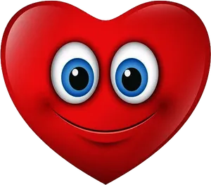 Smiling Heart Emoji PNG Image