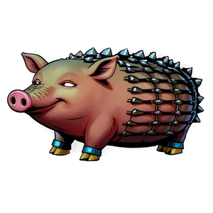 Smiling Hog Png Qvy PNG Image