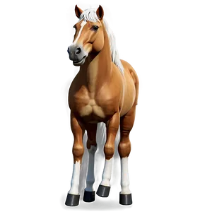 Smiling Horse Cartoon Png 1 PNG Image