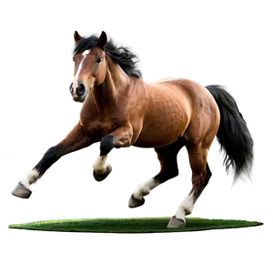 Smiling Horse Cartoon Png Sky PNG Image