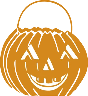 Smiling Jack O Lantern Graphic PNG Image