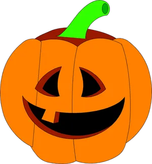 Smiling Jack O Lantern Vector PNG Image