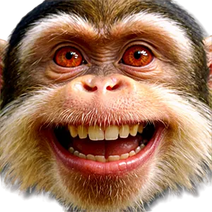 Smiling Monkey Face Png 24 PNG Image