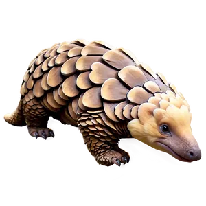 Smiling Pangolin Graphic Png Rwm31 PNG Image