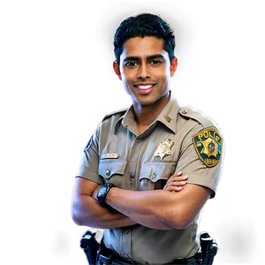 Smiling Police Officer Png Lsv PNG Image