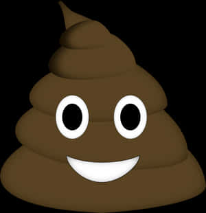 Smiling Poop Emoji PNG image with transparent background