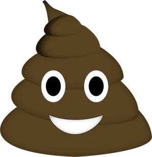 Smiling Poop Emoji PNG Image