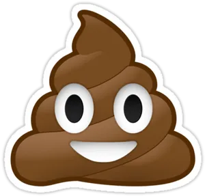 Smiling Poop Emoji PNG Image