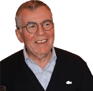Smiling Senior Gentleman PNG image with transparent background