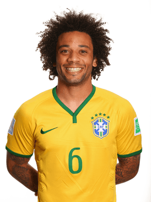 Smiling Soccer Playerin Yellow Jersey PNG image with transparent background