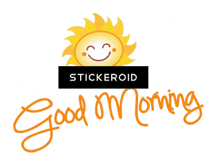 Good Morning Png Download , Png Download - Whatsapp Good Morning Stickers, Transparent Png PNG image with transparent background