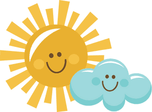 Sun And Clouds Clipart Png 3 - Sun And Clouds Clipart, Transparent Png PNG image with transparent background